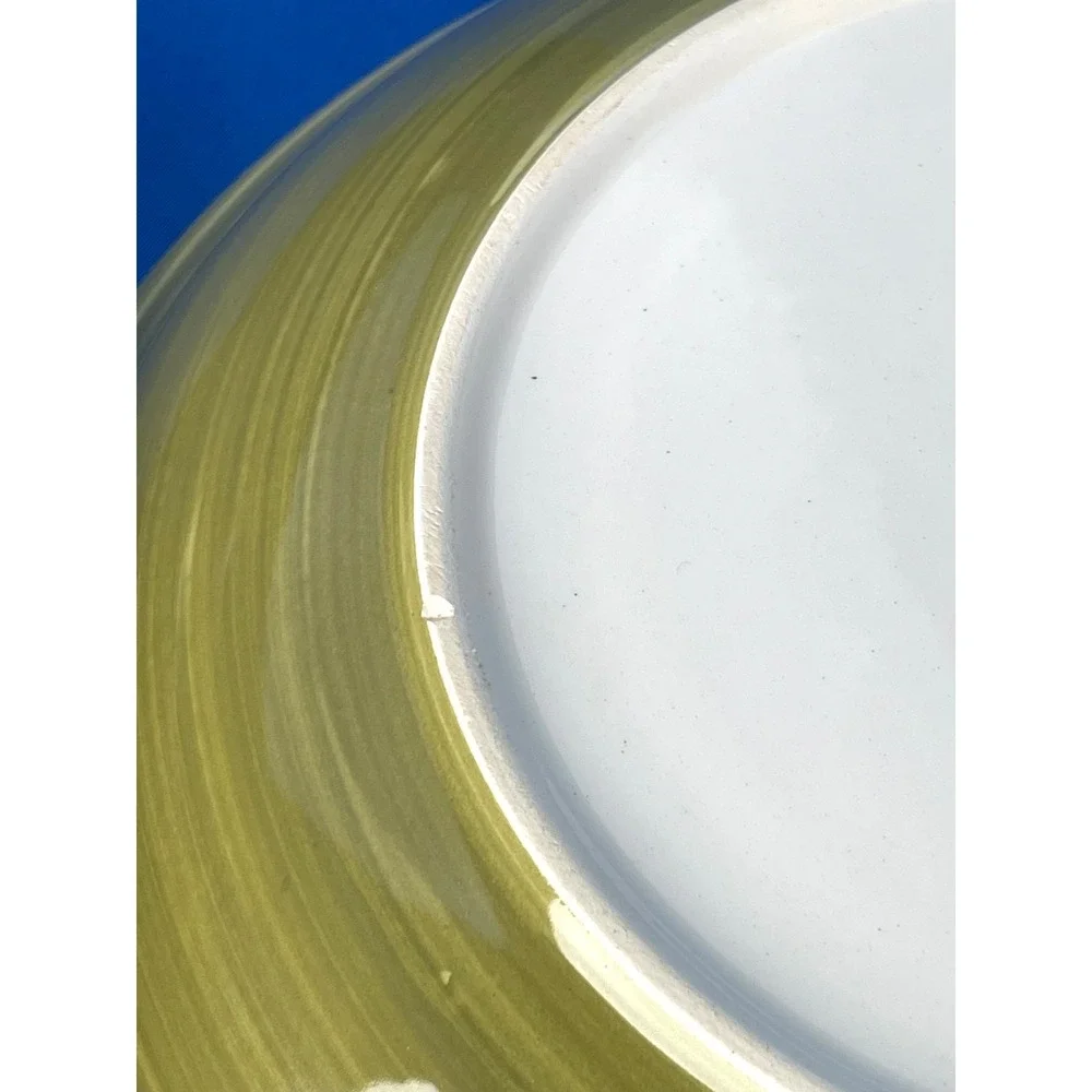 Williams Sonoma Liguria Olive Set 1 Serving & 4 Pasta Bowls Portugal EUC Vintage